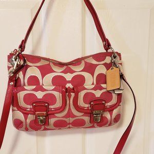 Coach Pink & Silver Shoulder bag #A1269-18980